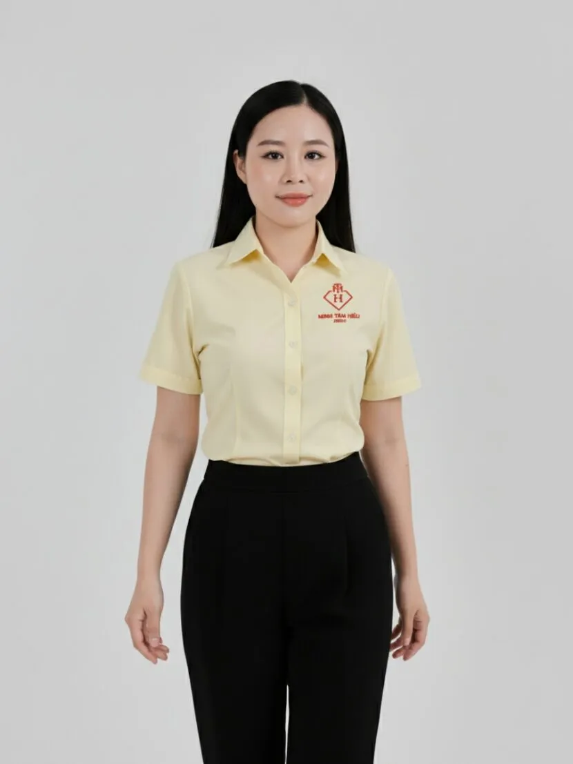 Áo sơ mi đồng phục công ty Minh Tâm Hiếu Áo sơ mi đồng phục công ty Minh Tâm Hiếu - ảnh 3