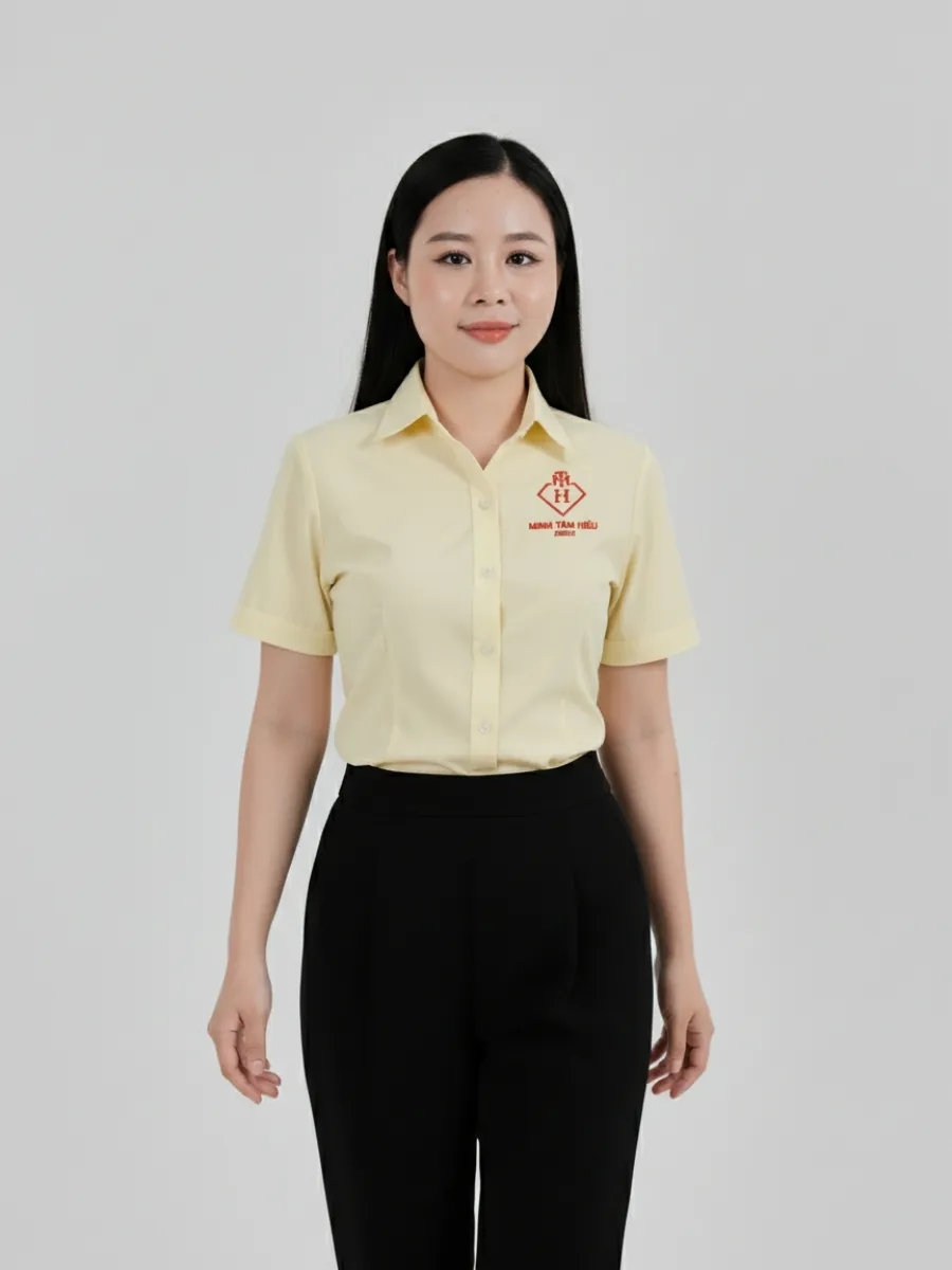Áo sơ mi đồng phục công ty Minh Tâm Hiếu Áo sơ mi đồng phục công ty Minh Tâm Hiếu - ảnh 3