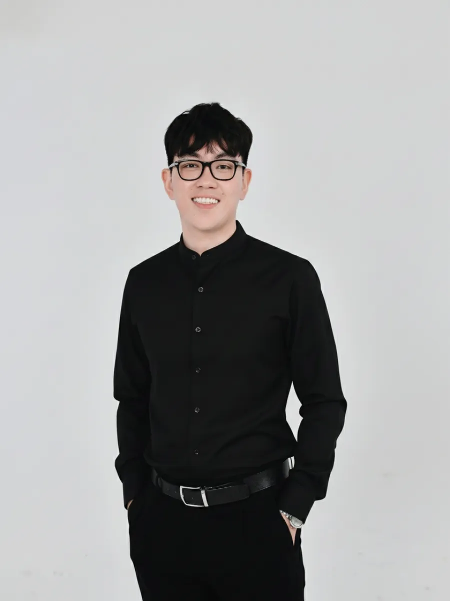 Áo sơ mi đồng phục văn phòng màu đen - sm1