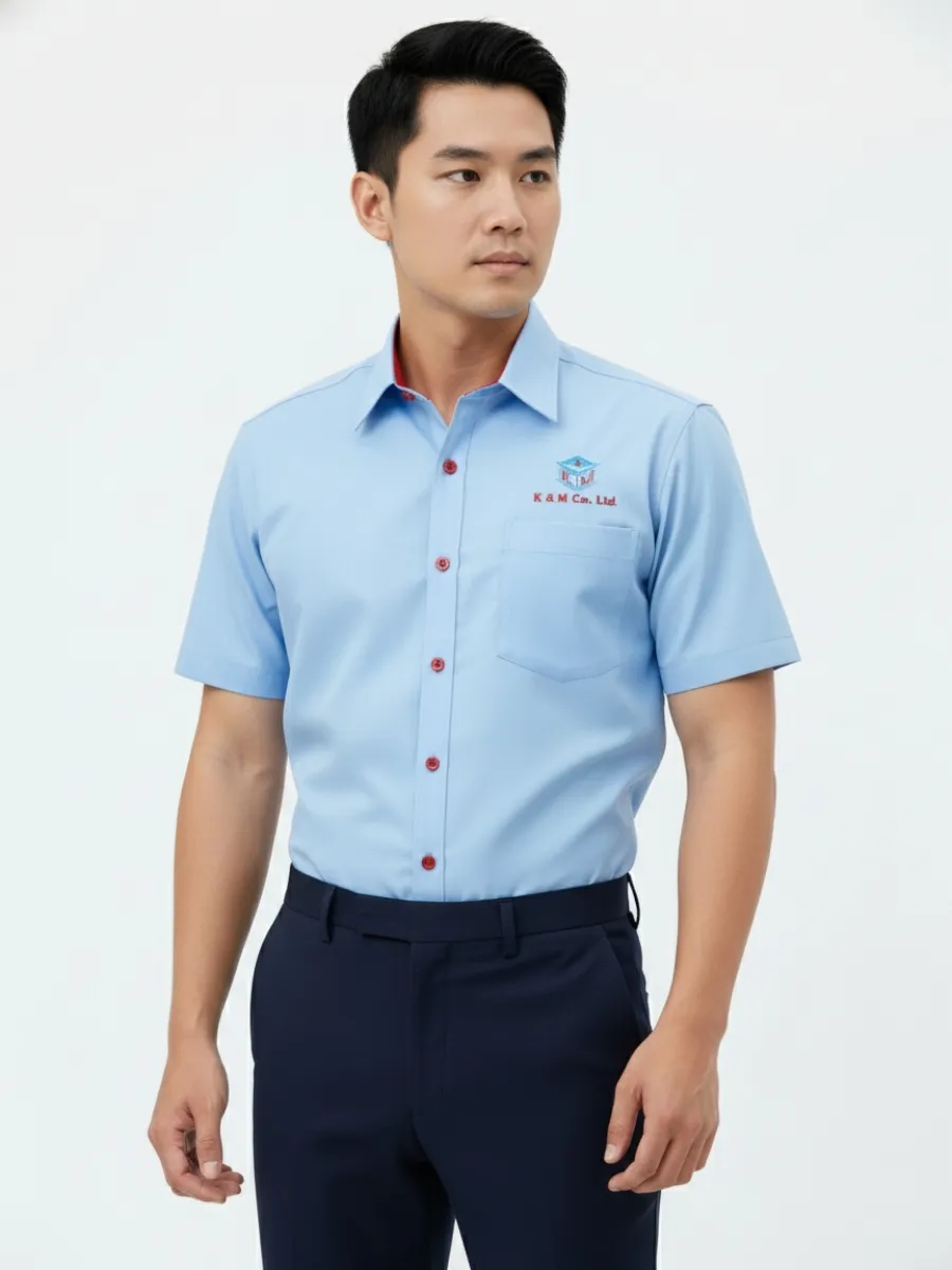 Áo sơ mi đồng phục - sm11 Áo sơ mi đồng phục - sm11