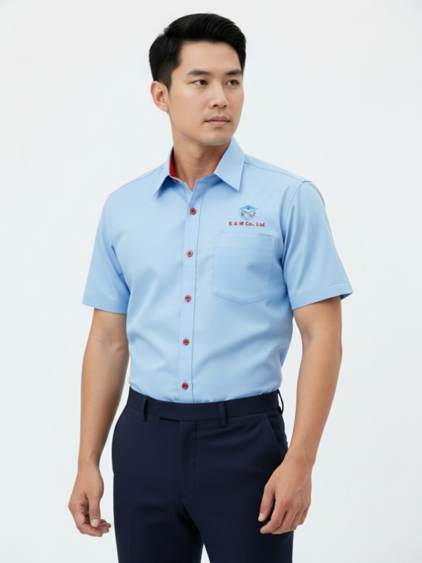 Áo sơ mi đồng phục - sm11 Áo sơ mi đồng phục - sm11