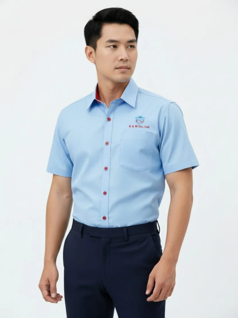 Áo sơ mi đồng phục - sm11 Áo sơ mi đồng phục - sm11