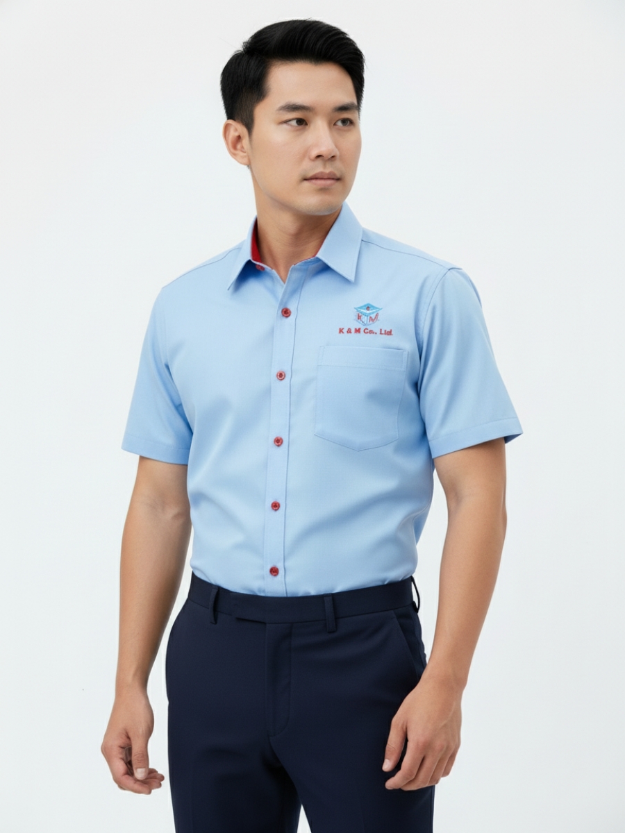 Áo sơ mi đồng phục - sm11 Áo sơ mi đồng phục - sm11