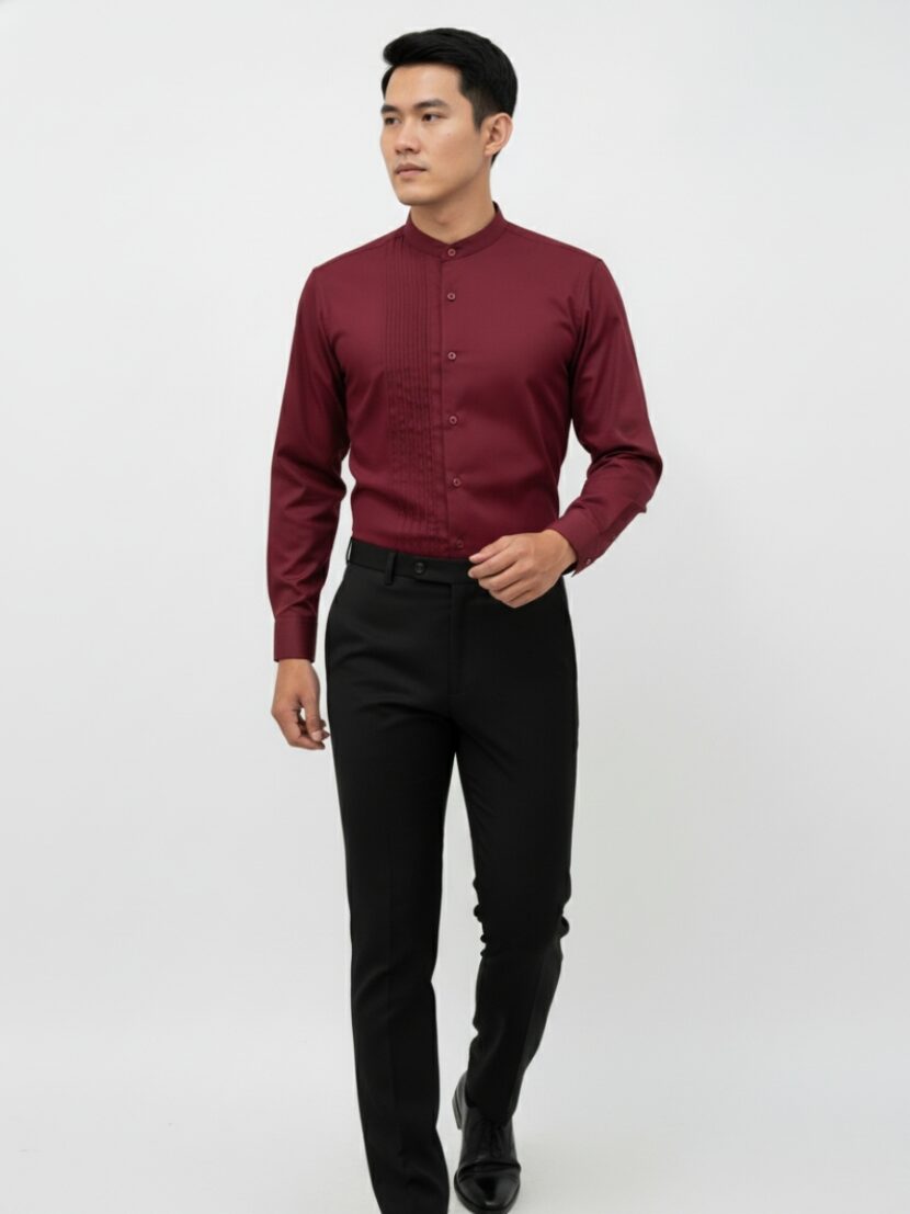 Áo sơ mi kiểu xếp ly - 01