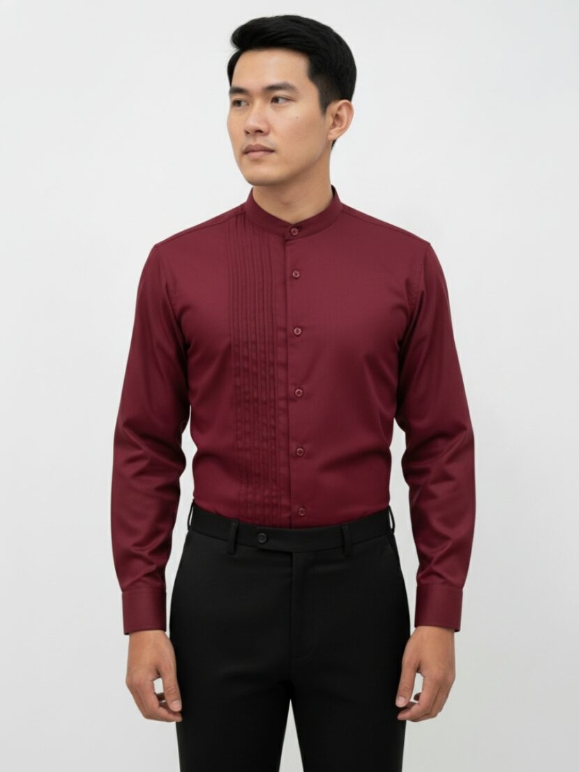 Áo sơ mi kiểu xếp ly - 01