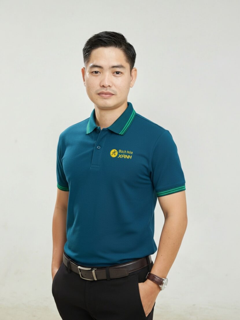 Áo polo đồng phục Bách Hóa Xanh