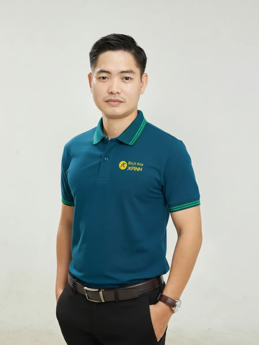 Áo polo đồng phục Bách Hóa Xanh Áo polo đồng phục Bách Hóa Xanh