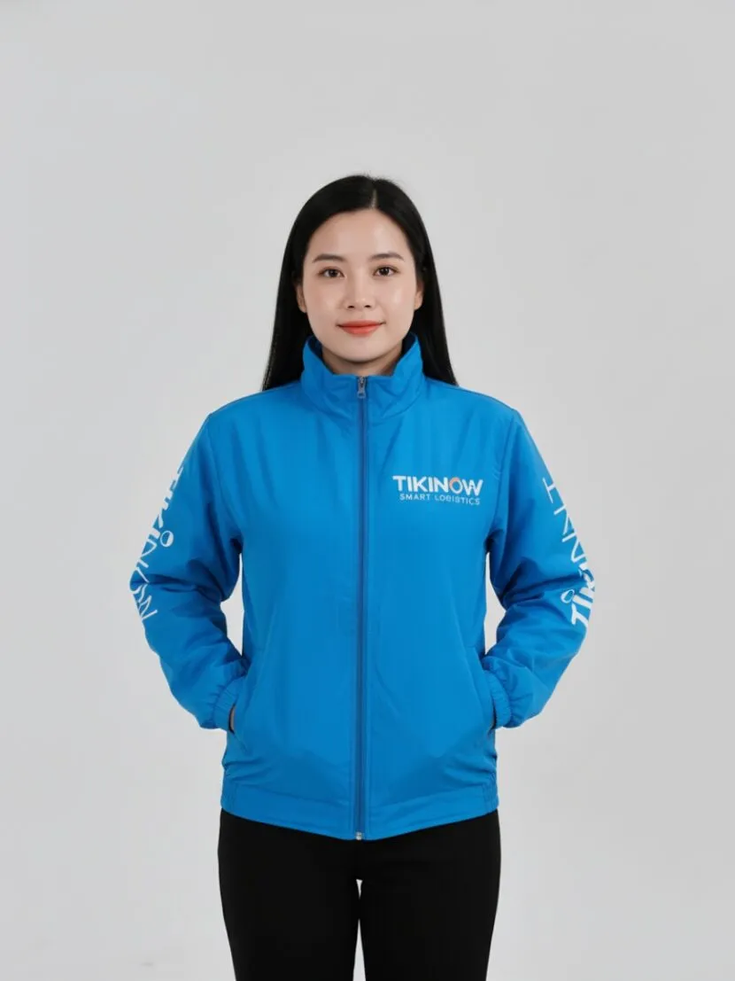 Áo khoác gió đồng phục công ty Tiki