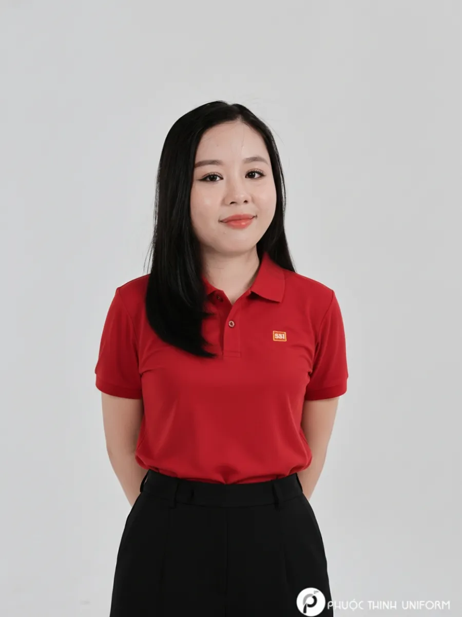 Áo polo đồng phục công ty chứng khoáng SSI Áo polo đồng phục công ty chứng khoáng SSI