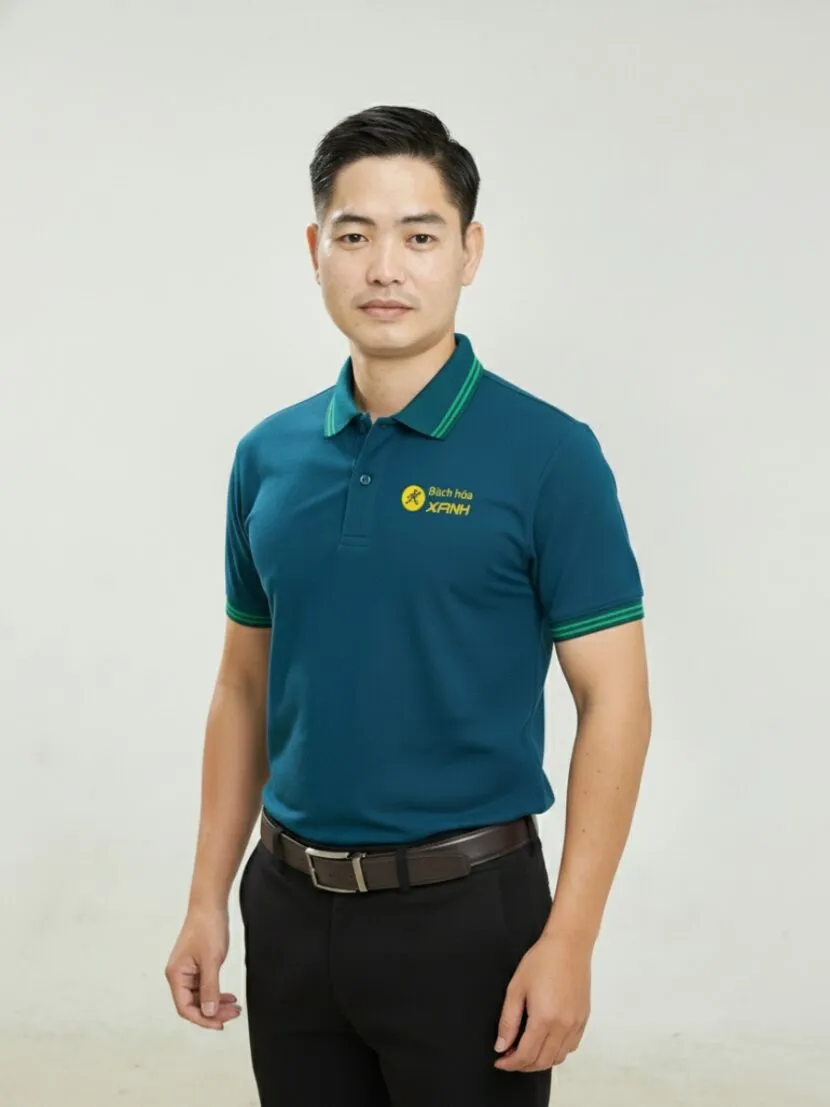 Áo polo đồng phục Bách Hóa Xanh Áo polo đồng phục Bách Hóa Xanh