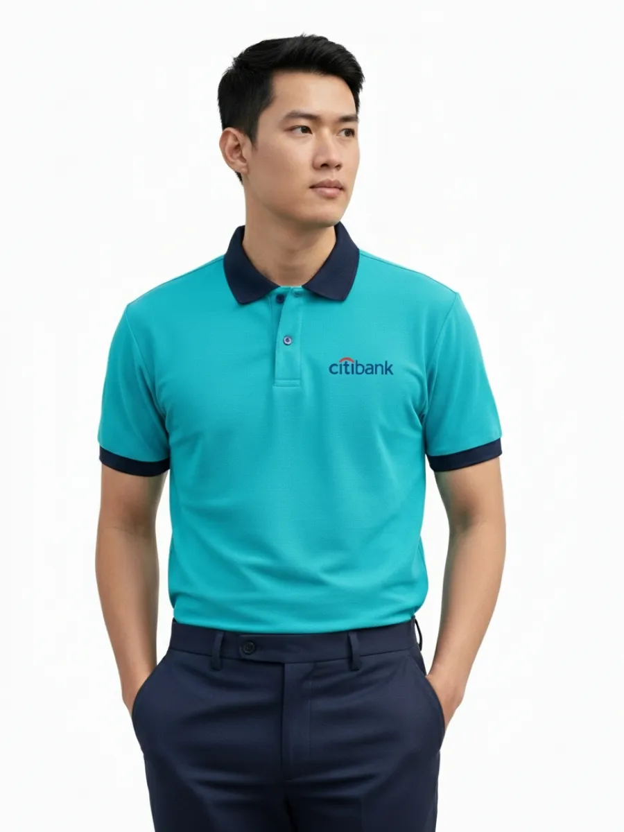 Áo polo đồng phục ngân hàng citibank Áo polo đồng phục ngân hàng citibank