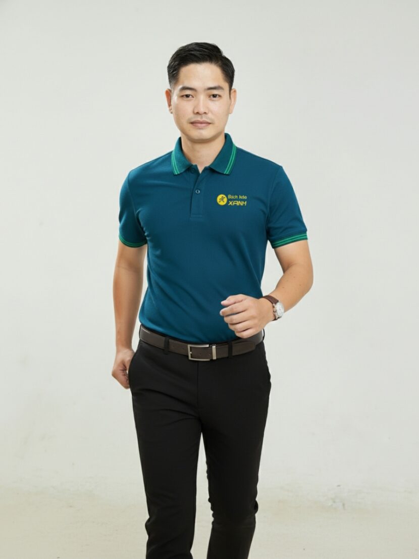 Áo polo đồng phục Bách Hóa Xanh