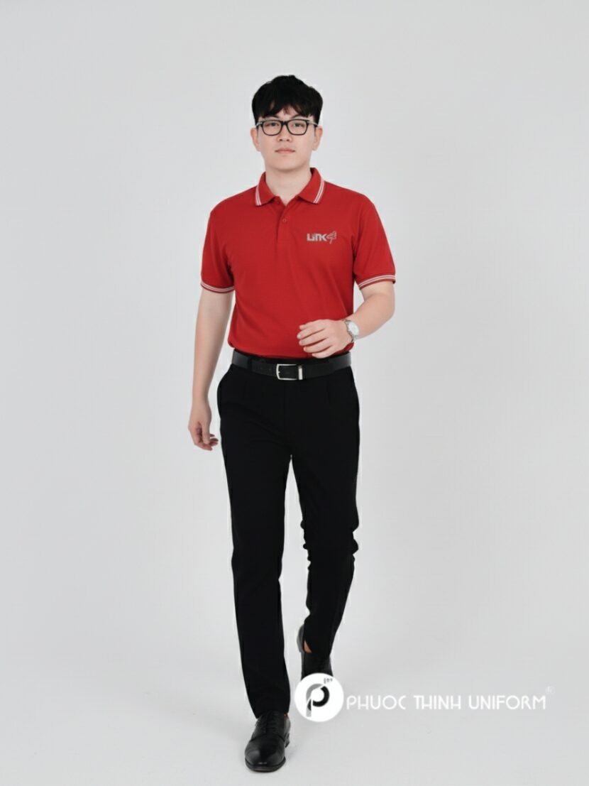 Áo thun polo đồng phục công ty vải Visco