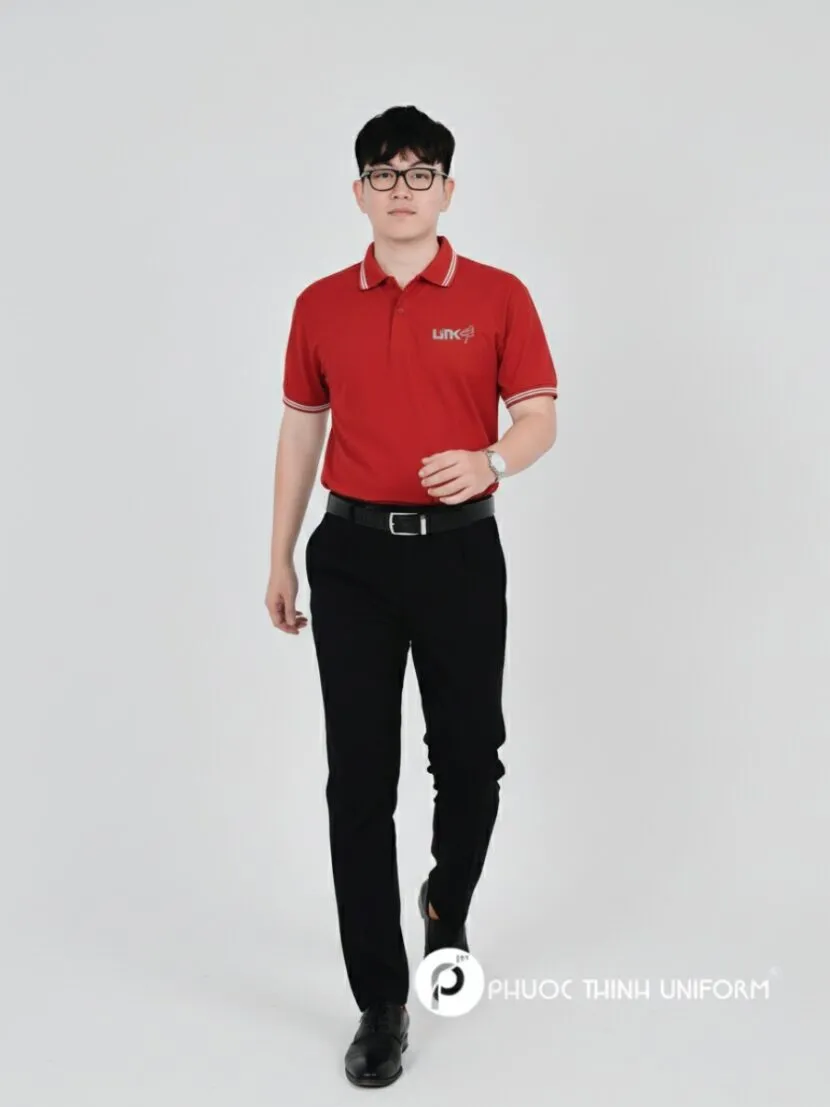 Áo thun polo đồng phục công ty vải Visco