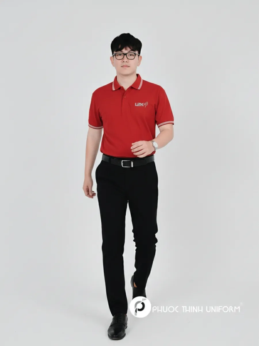 Áo thun polo đồng phục công ty vải Visco