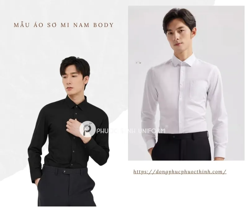 Xưởng may áo sơ mi theo yêu cầu chuẩn, đẹp tại TP.HCM Mẫu áo sơ mi nam ôm body thiết kế may theo yêu cầu