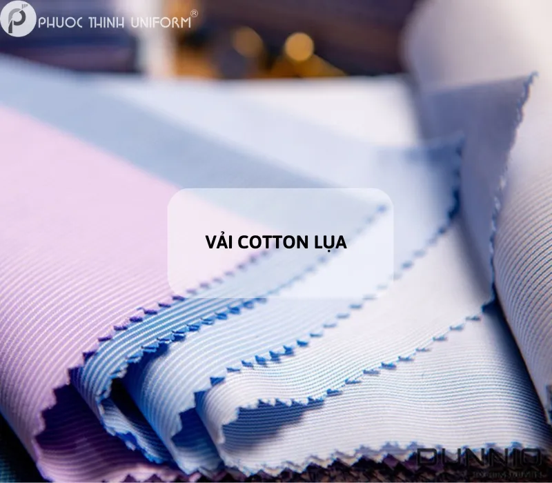 Xưởng may áo sơ mi theo yêu cầu chuẩn, đẹp tại TP.HCM Vải cotton lụa mang lại độ thông thoáng cao