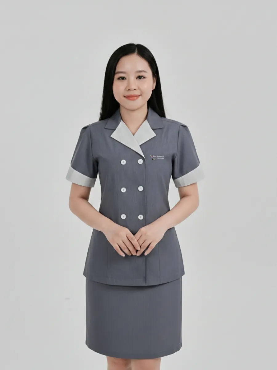 Đồng phục tạp vụ - 01 Đồng phục tạp vụ - 01