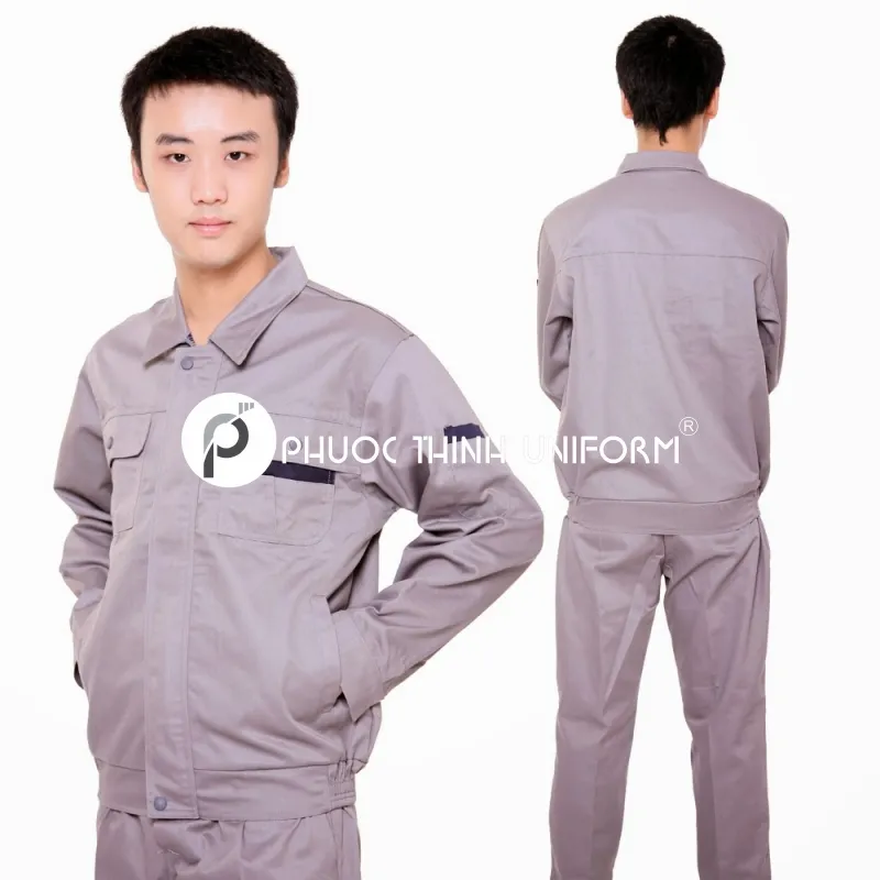 Đồng phục bảo hộ lao động 04 Đồng phục giúp bảo vệ công nhân trong trường hợp xảy ra rủi ro trong quá trình làm việc