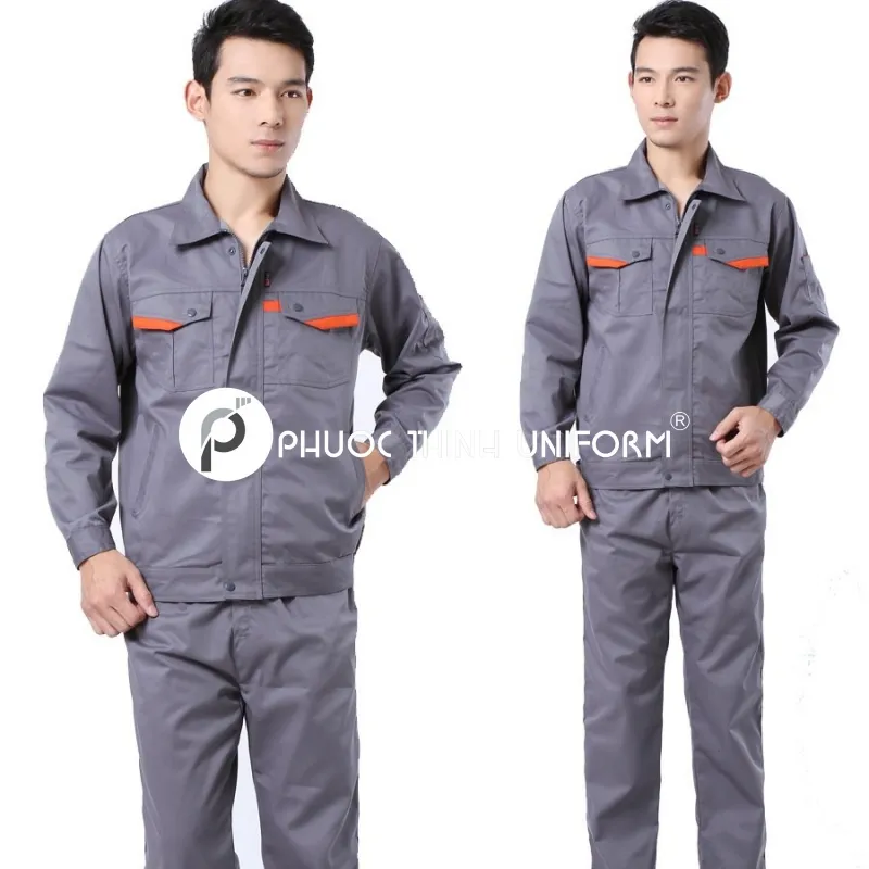 Đồng phục bảo hộ lao động 04 Đồng phục công nhân được thiết kế phù hợp để chống lại các rủi ro cho người lao động