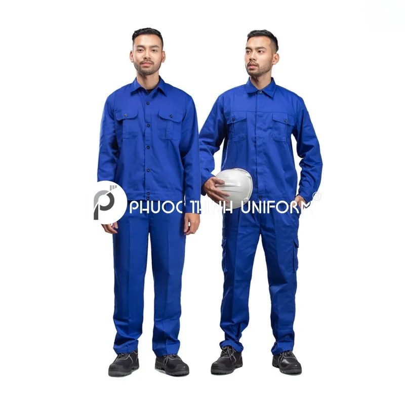 Đồng phục bảo hộ lao động 04 Mẫu đồng phục công nhân thể hiện được màu sắc của thương hiệu