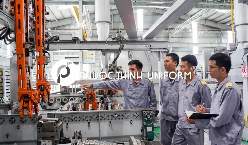 Đồng phục bảo hộ lao động 04 Mẫu đồng phục công nhân phù hợp cho môi trường cơ khí