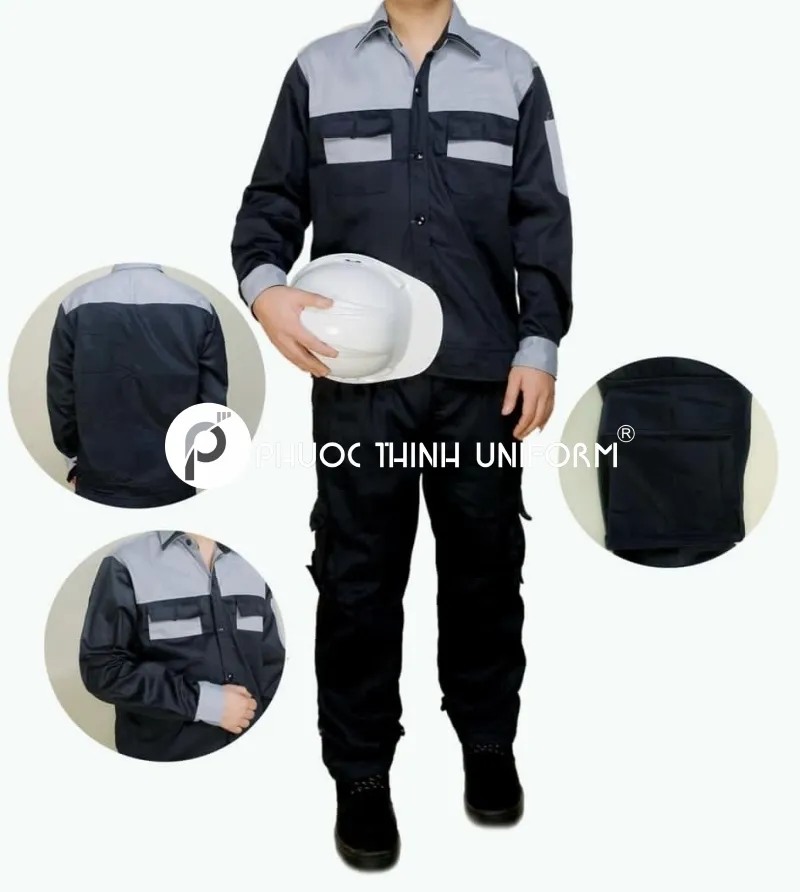 Đồng phục bảo hộ lao động 04 Mẫu đồng phục công nhân với các thiết kế tỉ mỉ đến từng chi tiết