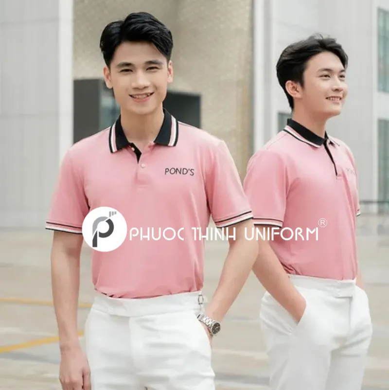 Tham khảo 7 mẫu áo đồng phục màu hồng được yêu thích áo đồng phục màu hồng