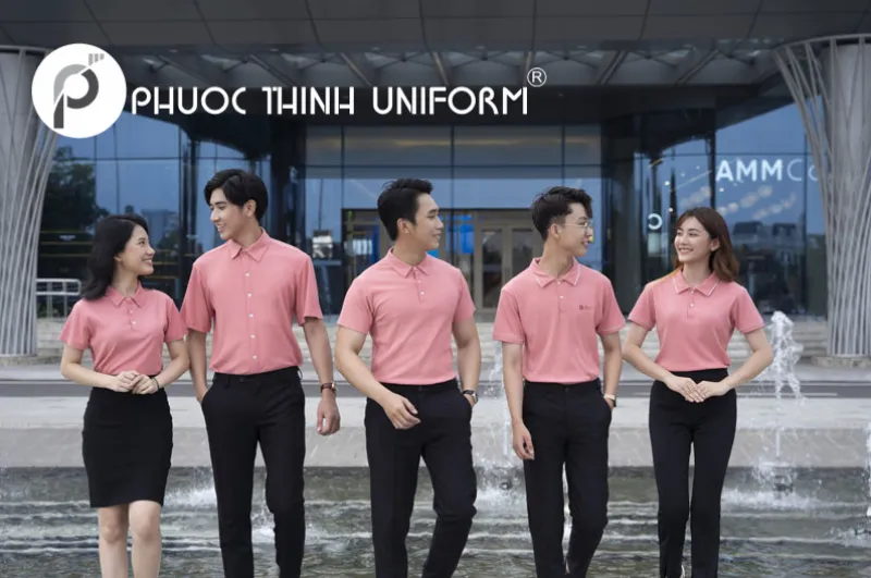 Tham khảo 7 mẫu áo đồng phục màu hồng được yêu thích áo đồng phục màu hồng