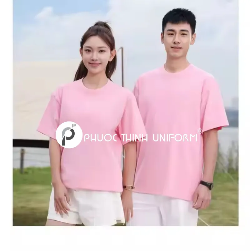 Tham khảo 7 mẫu áo đồng phục màu hồng được yêu thích áo đồng phục màu hồng