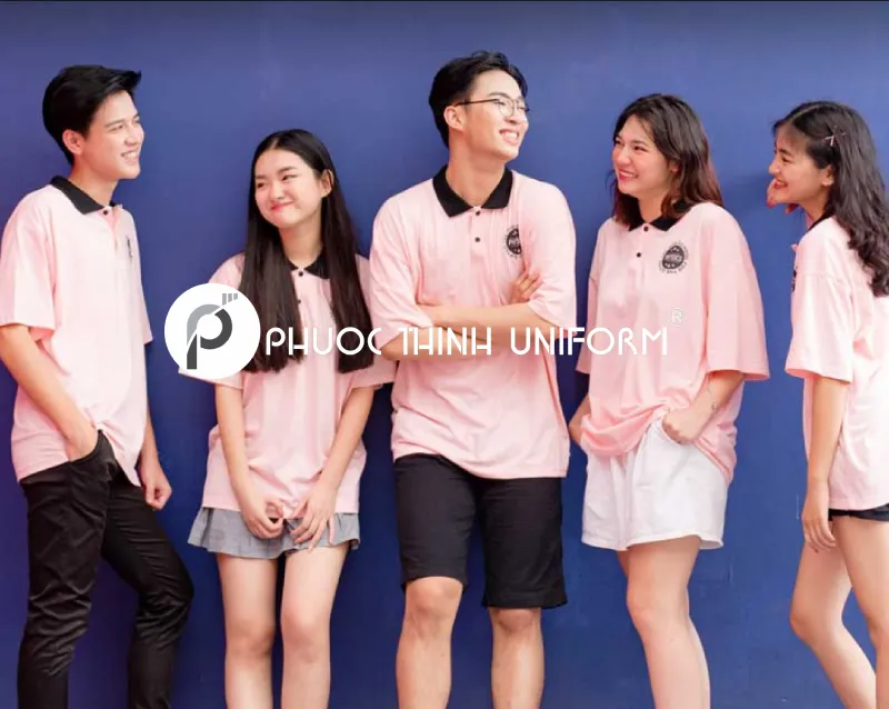 Tham khảo 7 mẫu áo đồng phục màu hồng được yêu thích áo đồng phục màu hồng