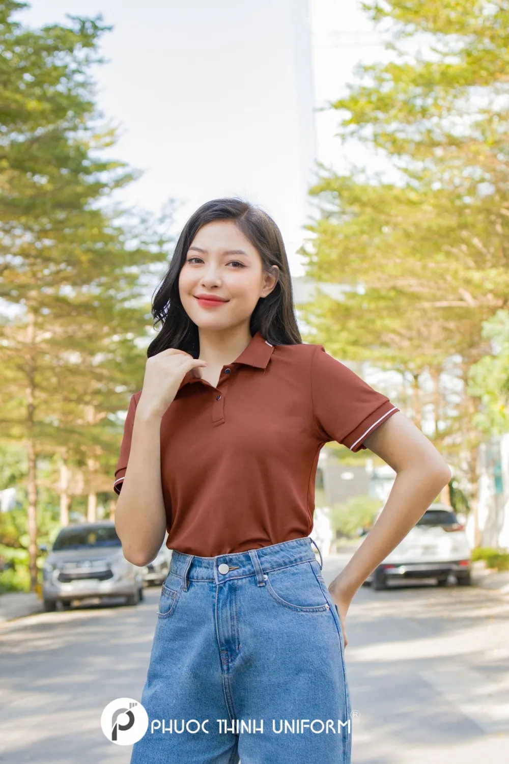 5 Mẫu áo đồng phục màu nâu hiện tại, phù hợp cho mọi tập thể áo đồng phục màu nâu