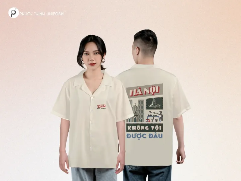 áo lớp màu be