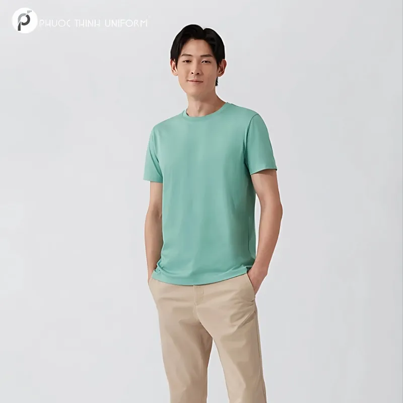 áo lớp màu xanh lá
