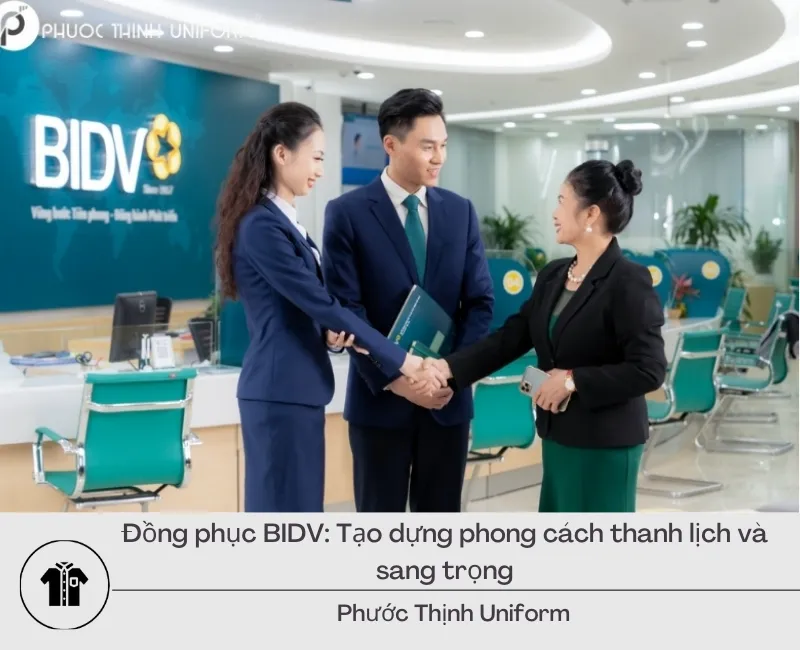 Đồng phục BIDV: Tạo dựng phong cách thanh lịch và sang trọng