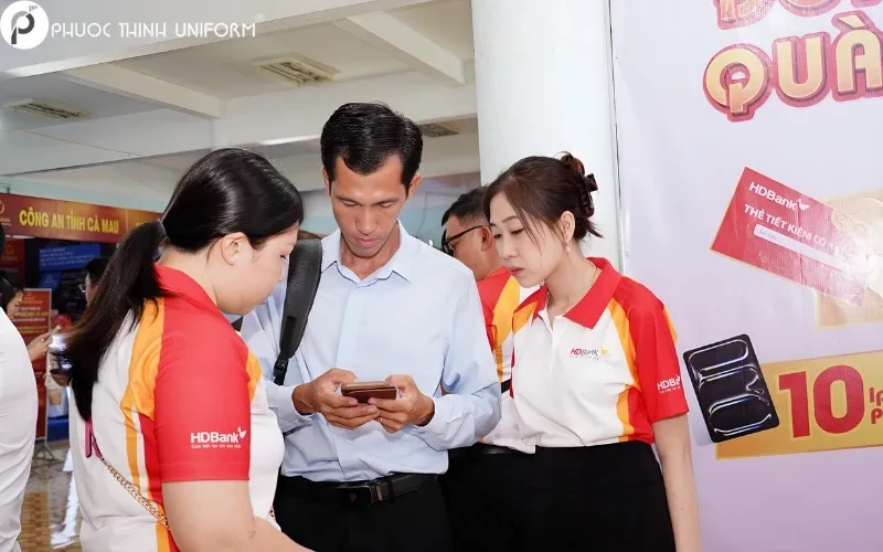 đồng phục hd bank