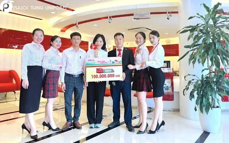 đồng phục hd bank