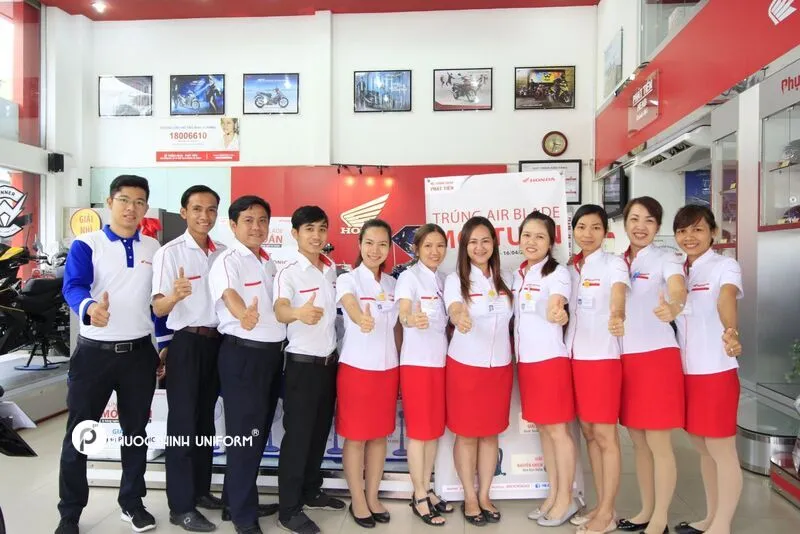 7 Mẫu Đồng Phục Honda Năng Động Và Chuyên Nghiệp đồng phục honda