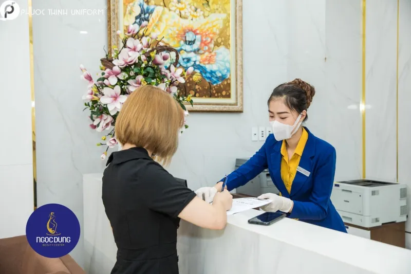 Top 10+ mẫu đồng phục lễ tân bệnh viện đẹp, chuyên nghiệp đồng phục lễ tân bệnh viện