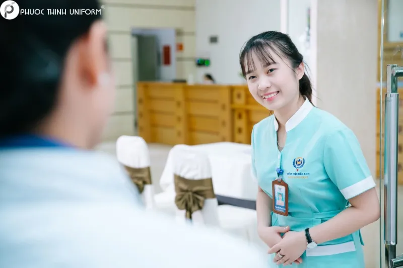 Top 10+ mẫu đồng phục lễ tân bệnh viện đẹp, chuyên nghiệp đồng phục lễ tân bệnh viện