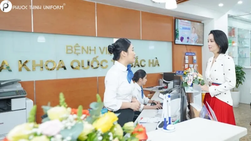 Top 10+ mẫu đồng phục lễ tân bệnh viện đẹp, chuyên nghiệp đồng phục lễ tân bệnh viện