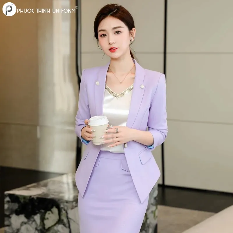 Đồng phục màu tím: Danh sách 5+ mẫu đồng phục đẹp, độc đáo đồng phục màu tím