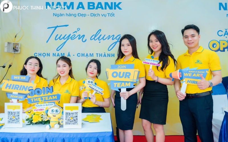 đồng phục nam á bank