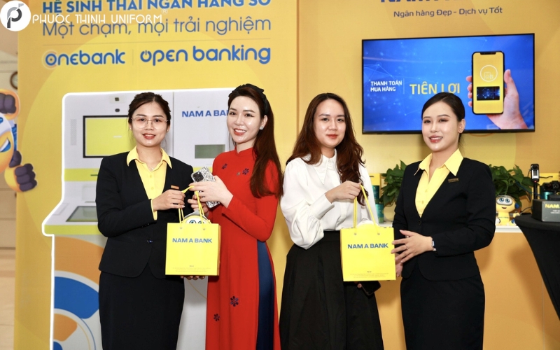 đồng phục nam á bank