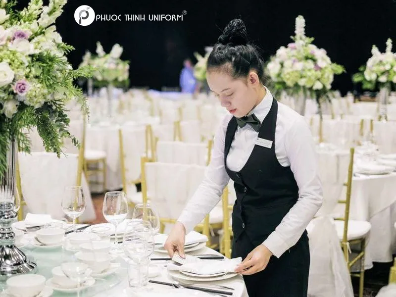Đồng phục nhà hàng tiệc cưới: Tham khảo các tiêu chí và các mẫu đồng phục sang trọng đồng phục nhà hàng tiệc cưới