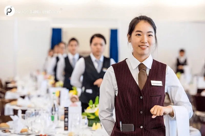 Đồng phục nhà hàng tiệc cưới: Tham khảo các tiêu chí và các mẫu đồng phục sang trọng đồng phục nhà hàng tiệc cưới