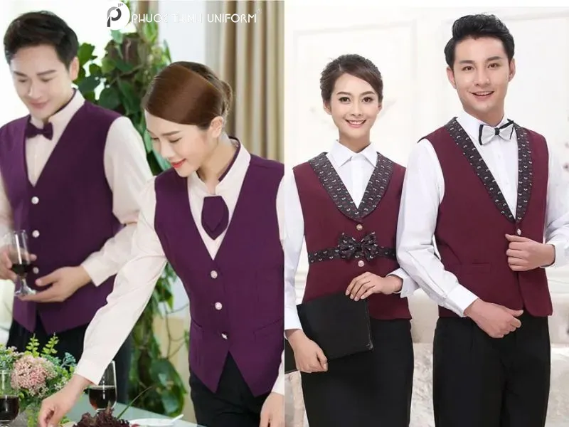 Đồng phục nhà hàng tiệc cưới: Tham khảo các tiêu chí và các mẫu đồng phục sang trọng đồng phục nhà hàng tiệc cưới
