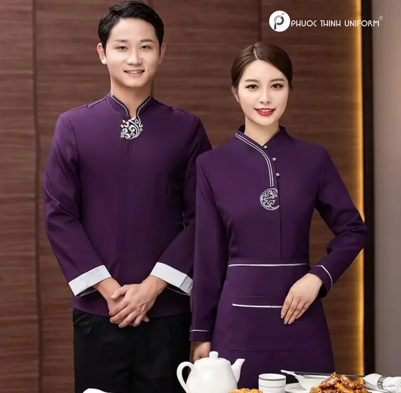 Đồng phục nhà hàng tiệc cưới: Tham khảo các tiêu chí và các mẫu đồng phục sang trọng đồng phục nhà hàng tiệc cưới