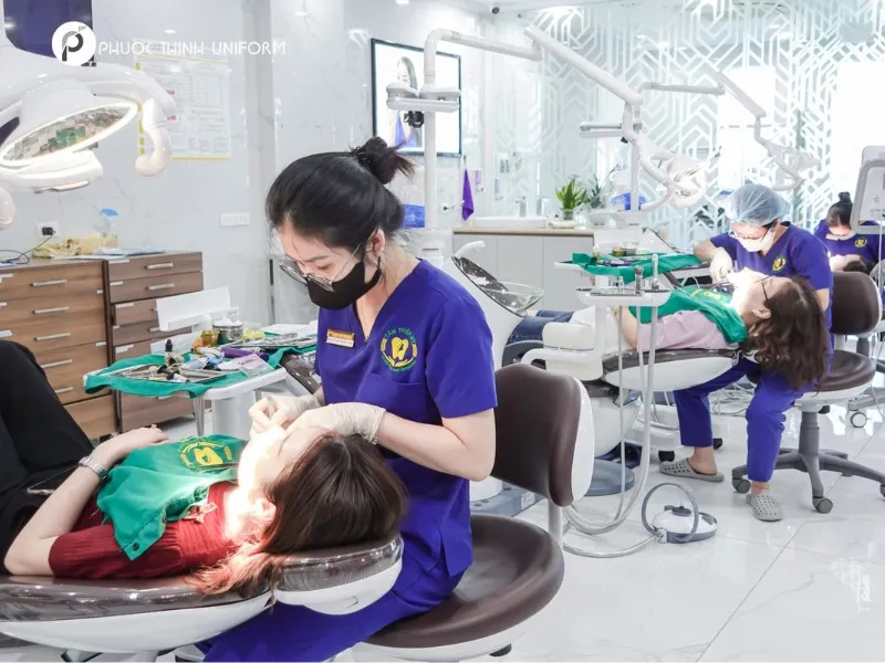 9+ mẫu đồng phục nha khoa đẹp, chất lượng & chuyên nghiệp đồng phục nha khoa