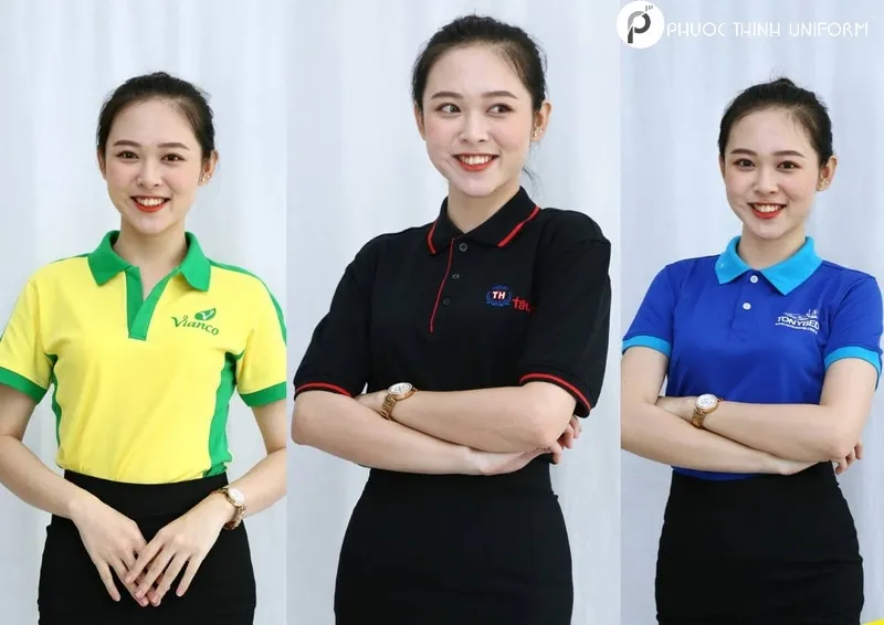 Tổng hợp các mẫu đồng phục nhân viên bán hàng đẹp, chuẩn form Đồng phục nhân viên bán hàng